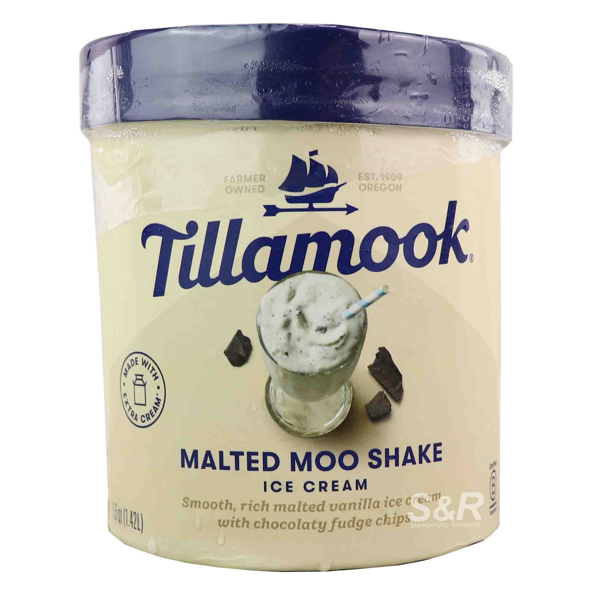 Tillamook Malted Moo Shake Ice Cream 1.42L Tillamook Malted Moo Shake Ice Cream 1.42L